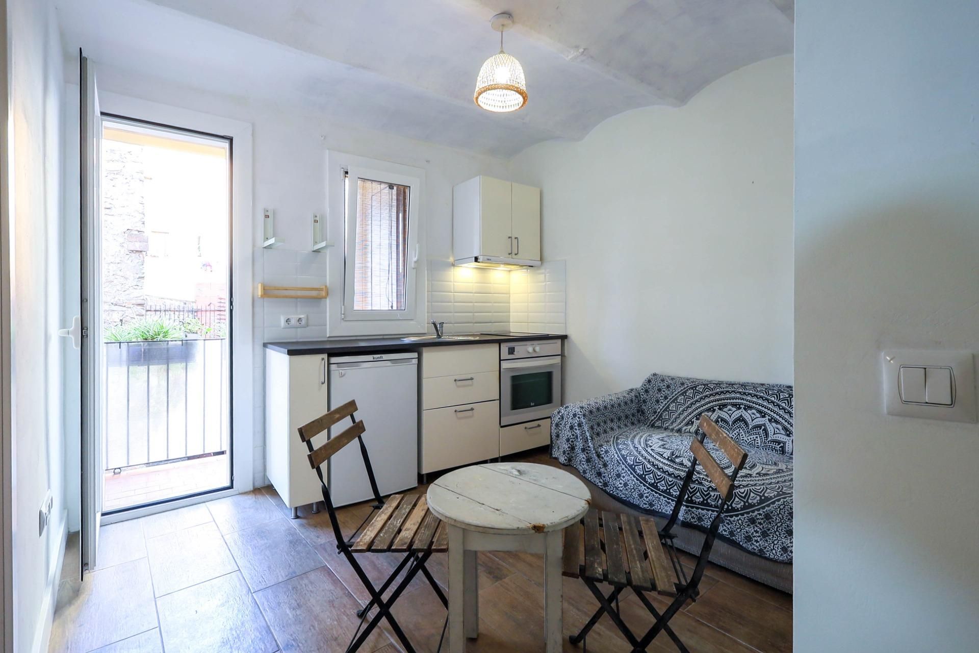 Cocina de Piso en venta en  Barcelona Capital con Terraza