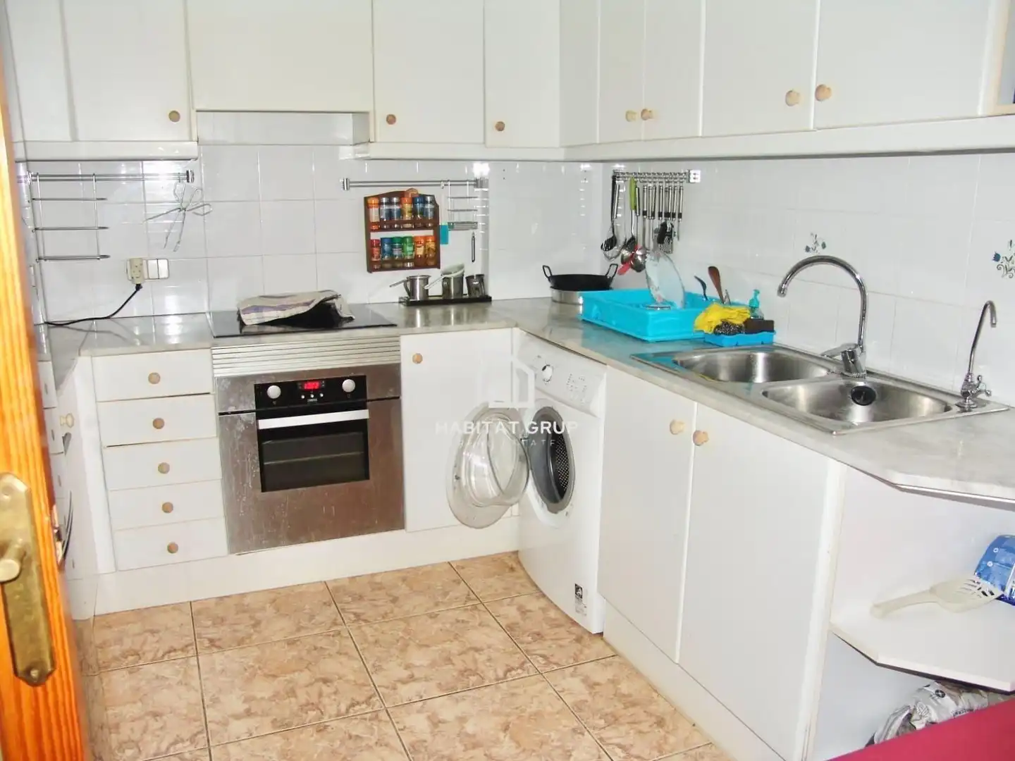 Küche von Maisonette zum Verkauf in Ciutadella de Menorca mit Klimaanlage, Heizung und Terrasse