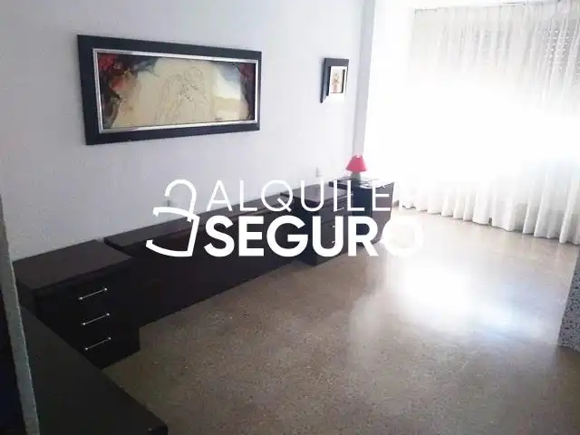 Wohnzimmer von Wohnung zur Miete in Valencia mit Terrasse und Möbliert
