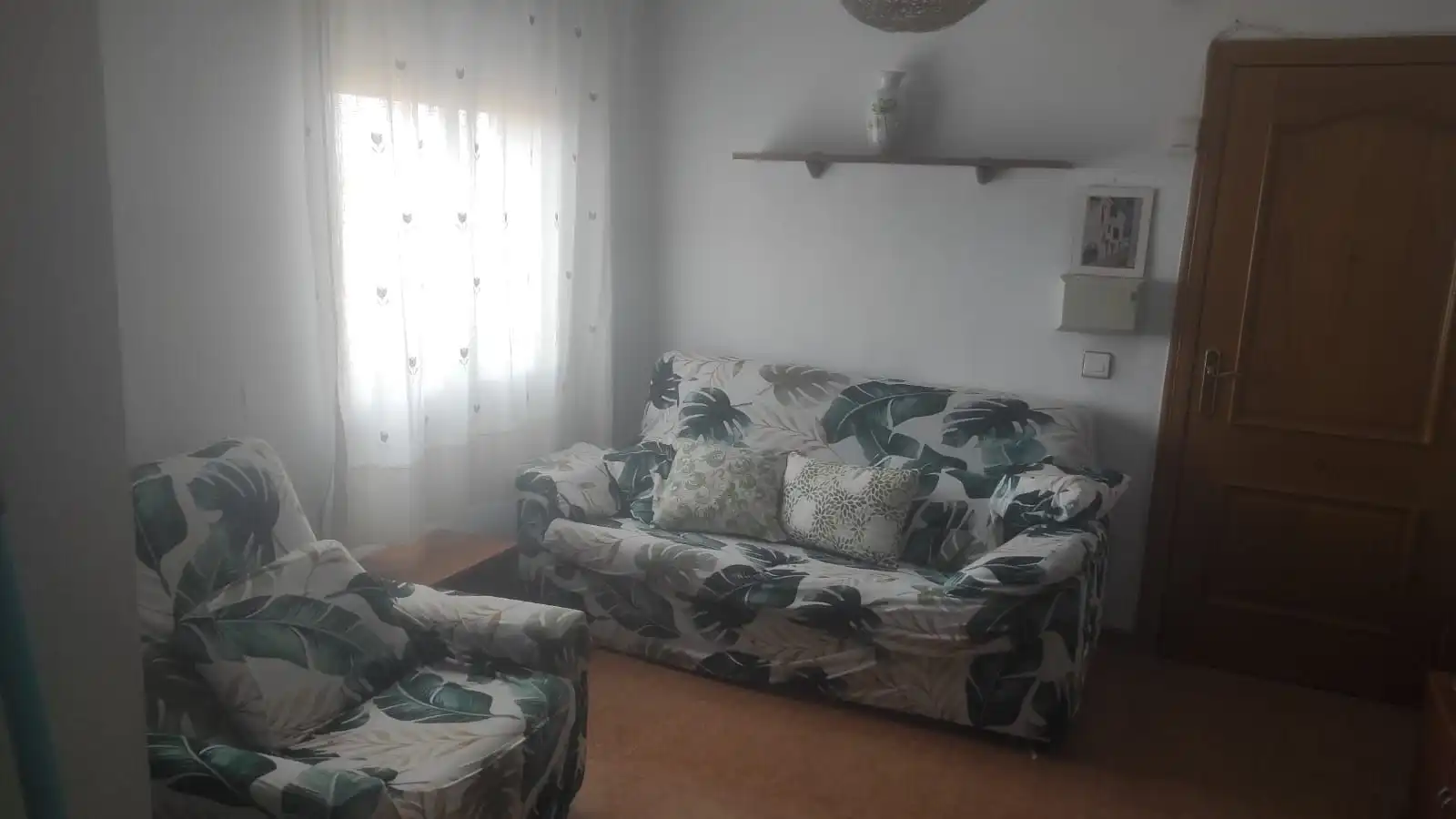 Sala de estar de Apartamento de alquiler en Cáceres con Aire acondicionado, Calefacción y Amueblado