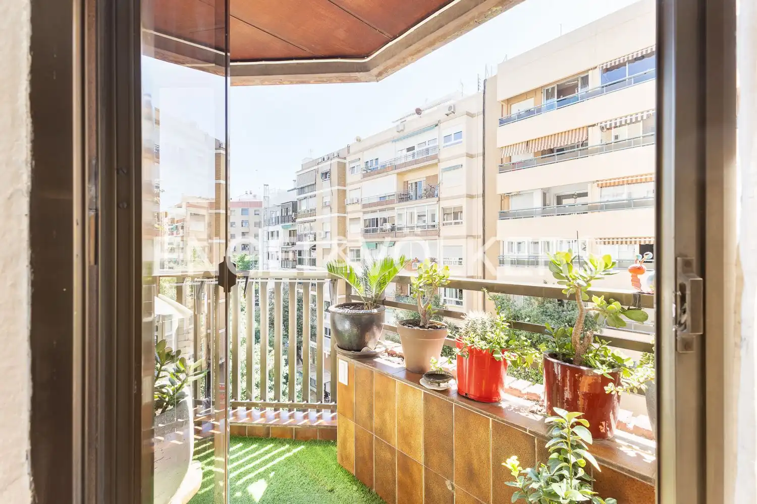 Terraza de Piso de alquiler en Valencia con Aire acondicionado, Calefacción y Parquet