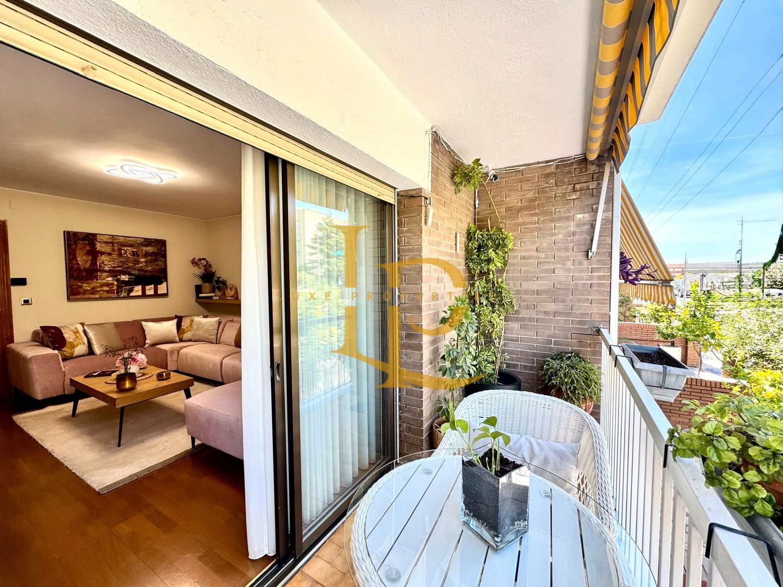 Balcony of Single-family semi-detached for sale in Rubí  with Air Conditioner, Heating and Private garden