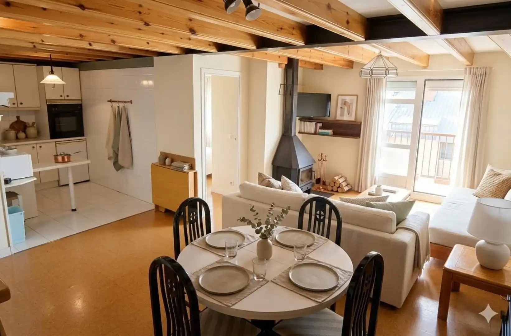 Comedor de Ático en venta en Aisa