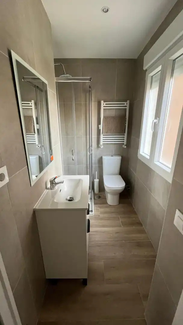 Bathroom of Flat for rent in Guadalajara  with Heating and Furnished