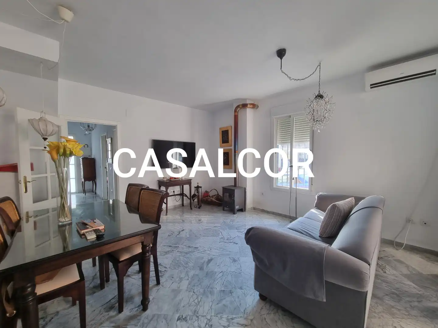 Living room of Detached homes for rent in Mairena del Alcor  with Furnished, Oven and Washing machine