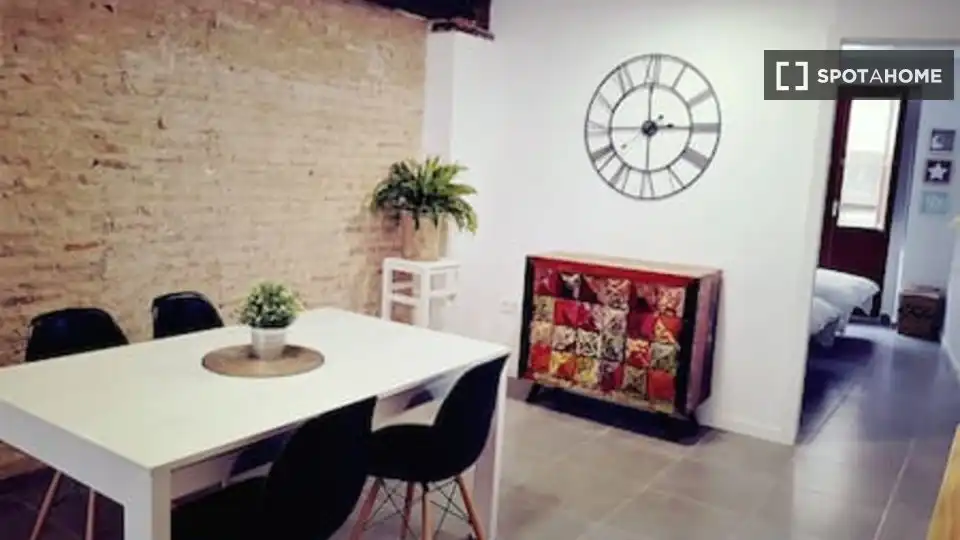 Comedor de Piso de alquiler en Valencia con Aire acondicionado, Calefacción y Amueblado