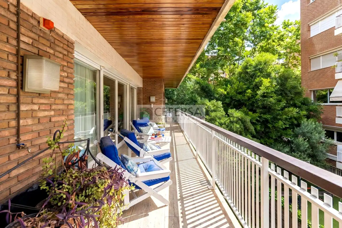 Terrasse von Wohnung zum Verkauf in Barcelona mit Heizung, Parkett und Terrasse