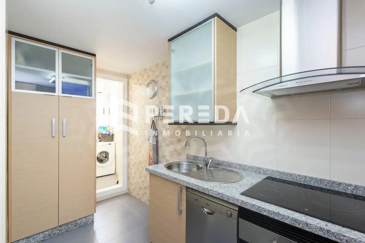 Kitchen of Apartments for sale in Roquetas de Mar  with Terrace, Furnished and Community pool