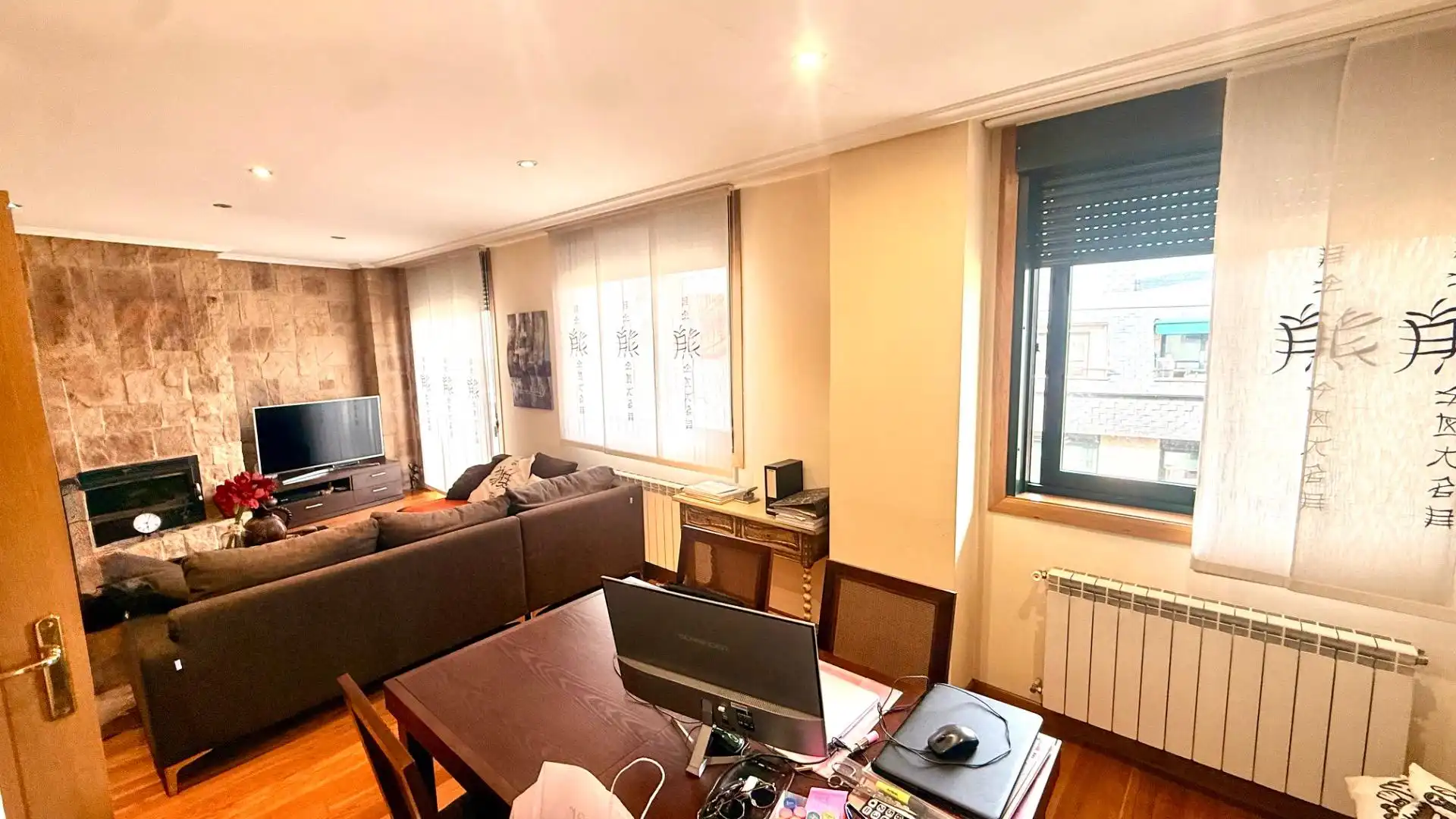 Living room of Duplexes for sale in Ourense Capital   with Heating, Storage room and Furnished