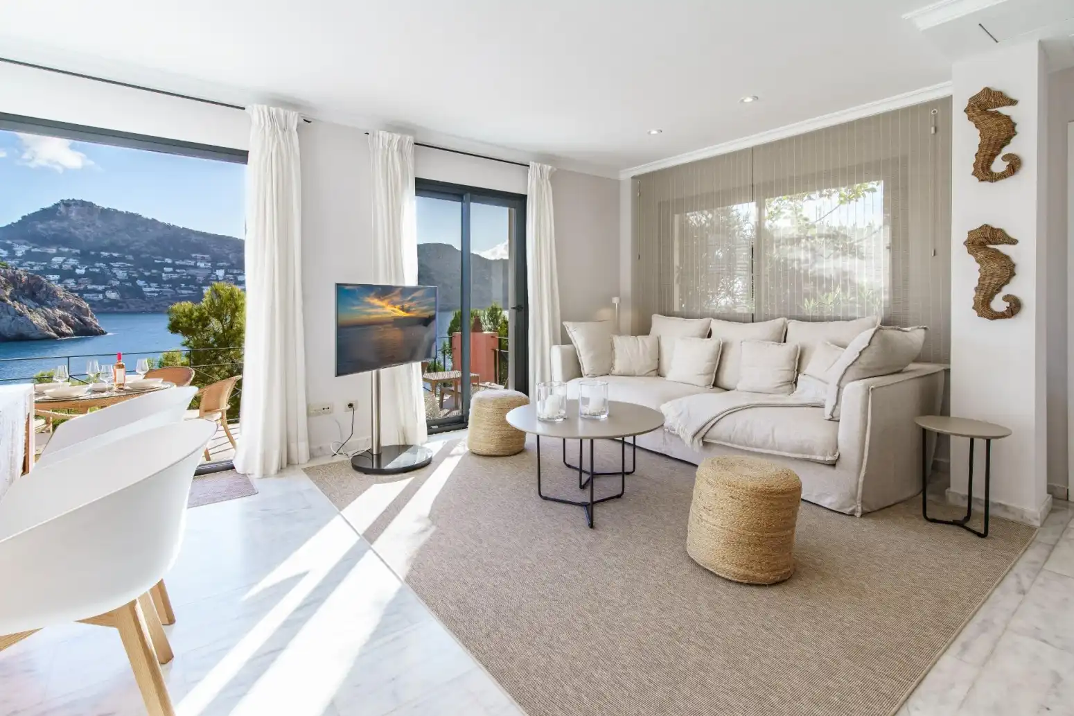 Wohnzimmer von Wohnung zum Verkauf in Andratx mit Klimaanlage, Heizung und Terrasse