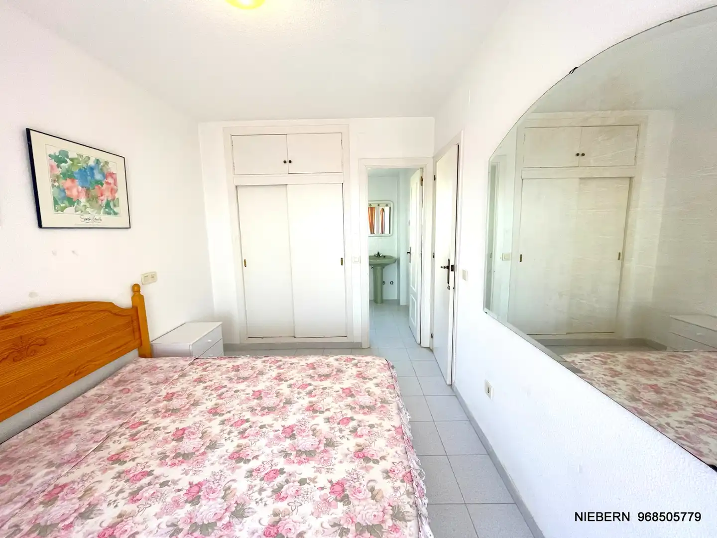 Schlafzimmer von Wohnung zum Verkauf in La Manga del Mar Menor mit Klimaanlage, Parkett und Terrasse