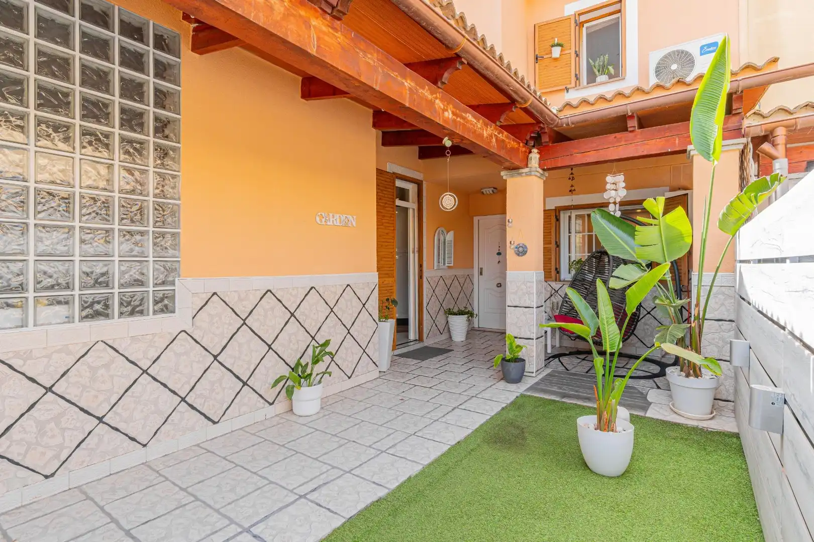 Terraza de Casa adosada en venta en Calvià con Aire acondicionado, Jardín privado y Terraza