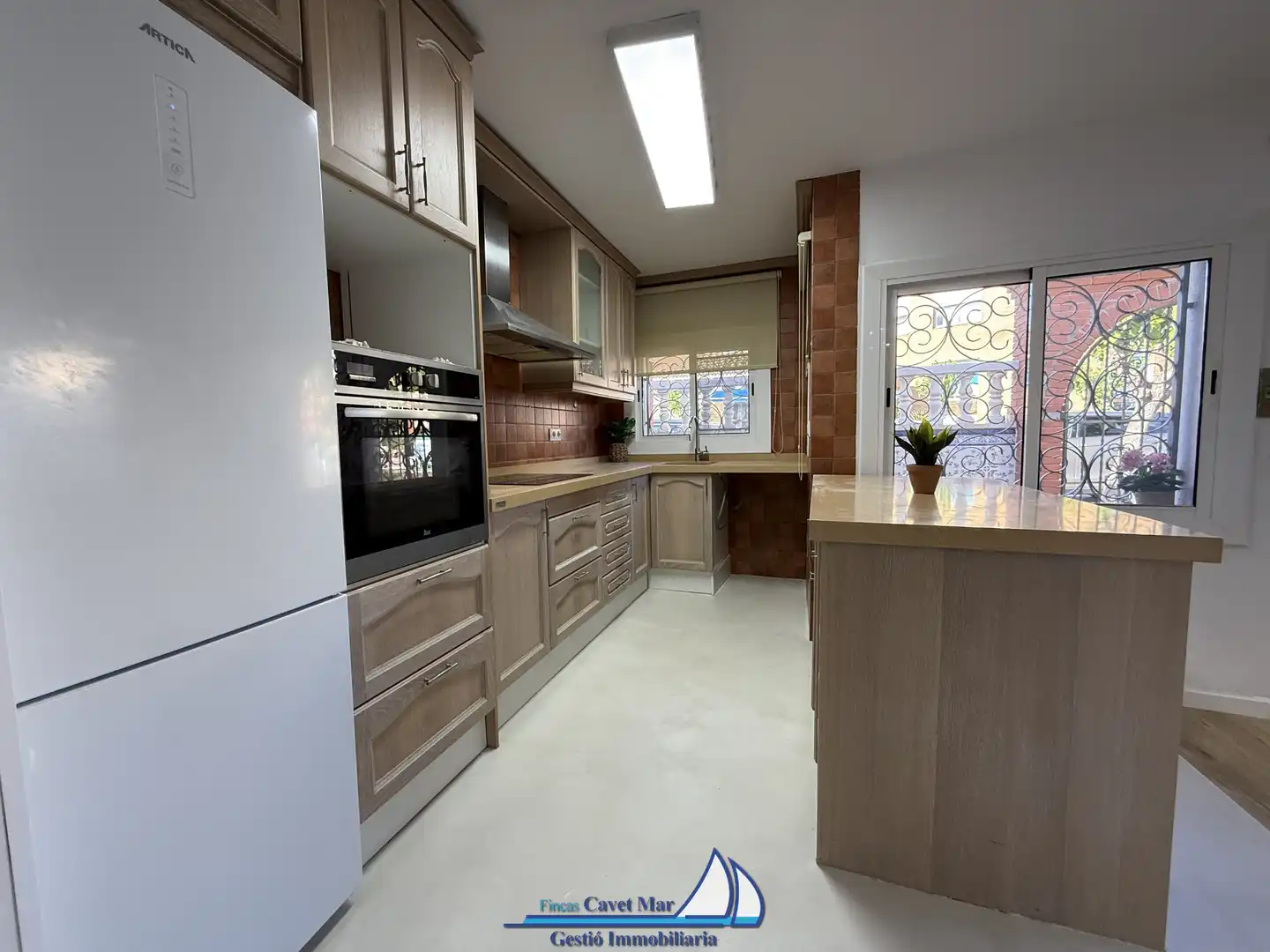 Cocina de Casa adosada en venta en Mont-roig del Camp con Aire acondicionado, Calefacción y Jardín privado