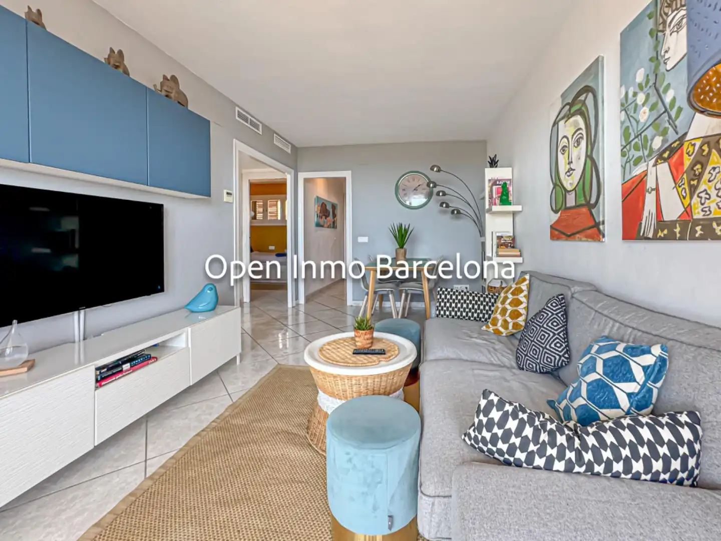 Living room of Flat for sale in Sant Pere de Ribes  with Heating, Private garden and Terrace