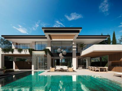 Vista exterior de Casa o xalet en venda en Marbella amb Aire condicionat, Calefacció i Jardí privat