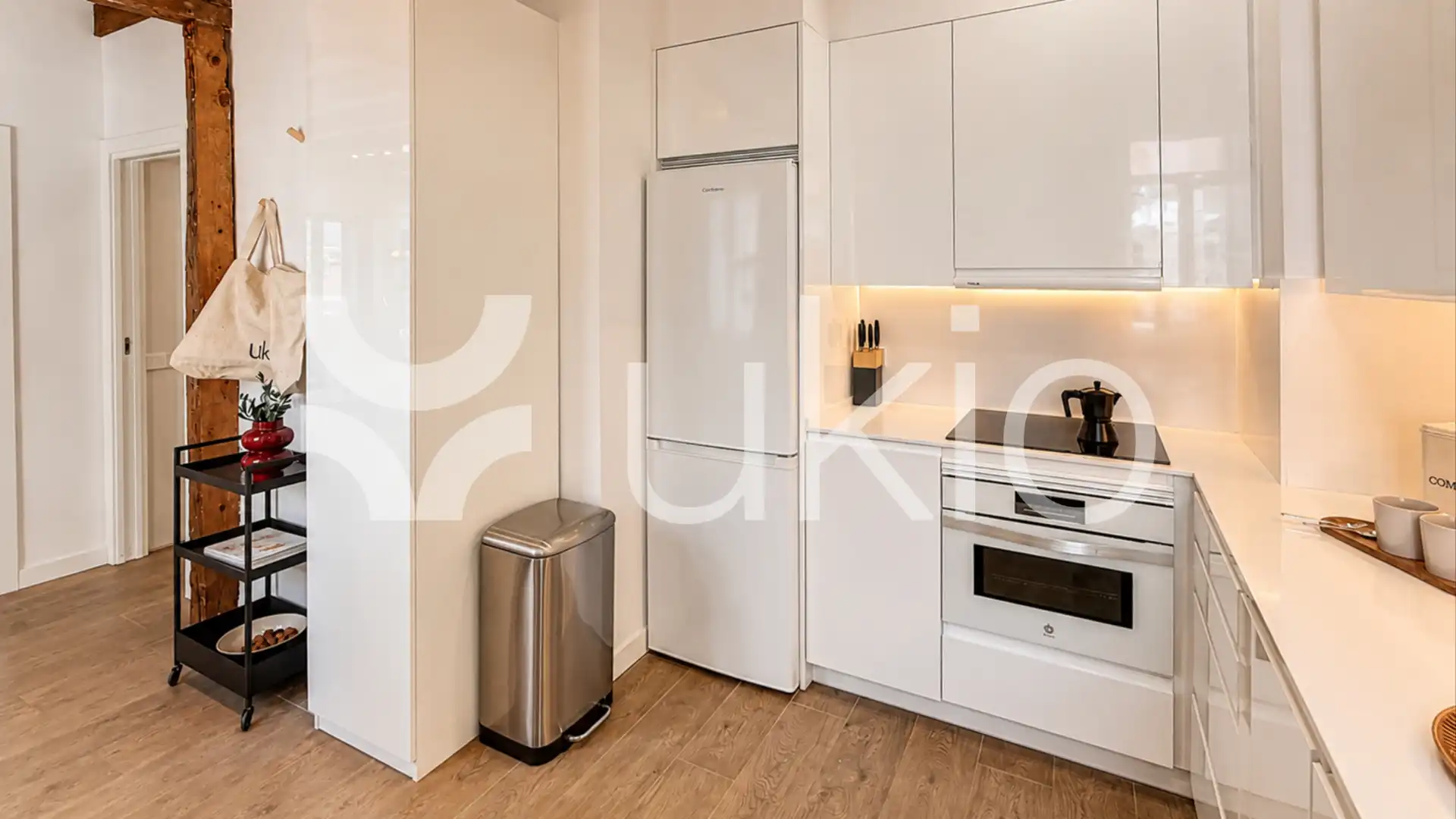 Kitchen of Apartments for rent in Madrid  with Air Conditioner, Heating and Furnished