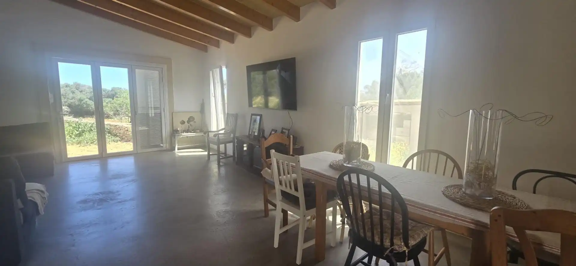Esszimmer von Country house zum Verkauf in Santanyí mit Klimaanlage, Privatgarten und Terrasse