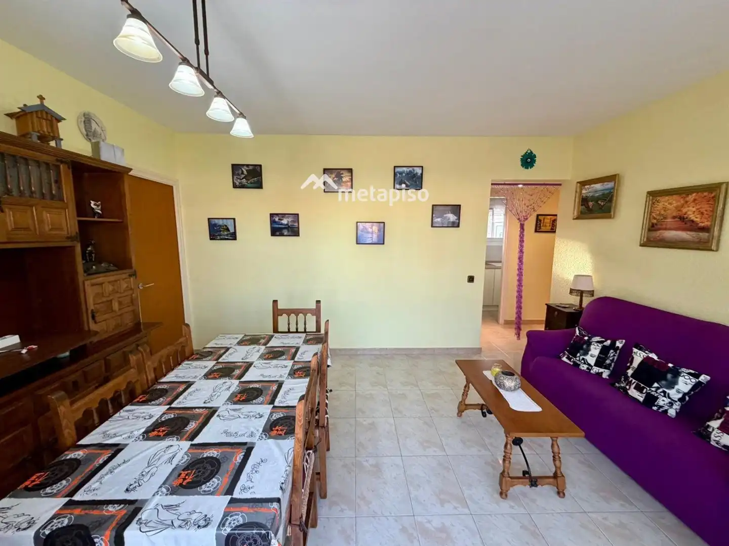 Esszimmer von Dachboden zum Verkauf in El Vendrell mit Klimaanlage, Heizung und Terrasse