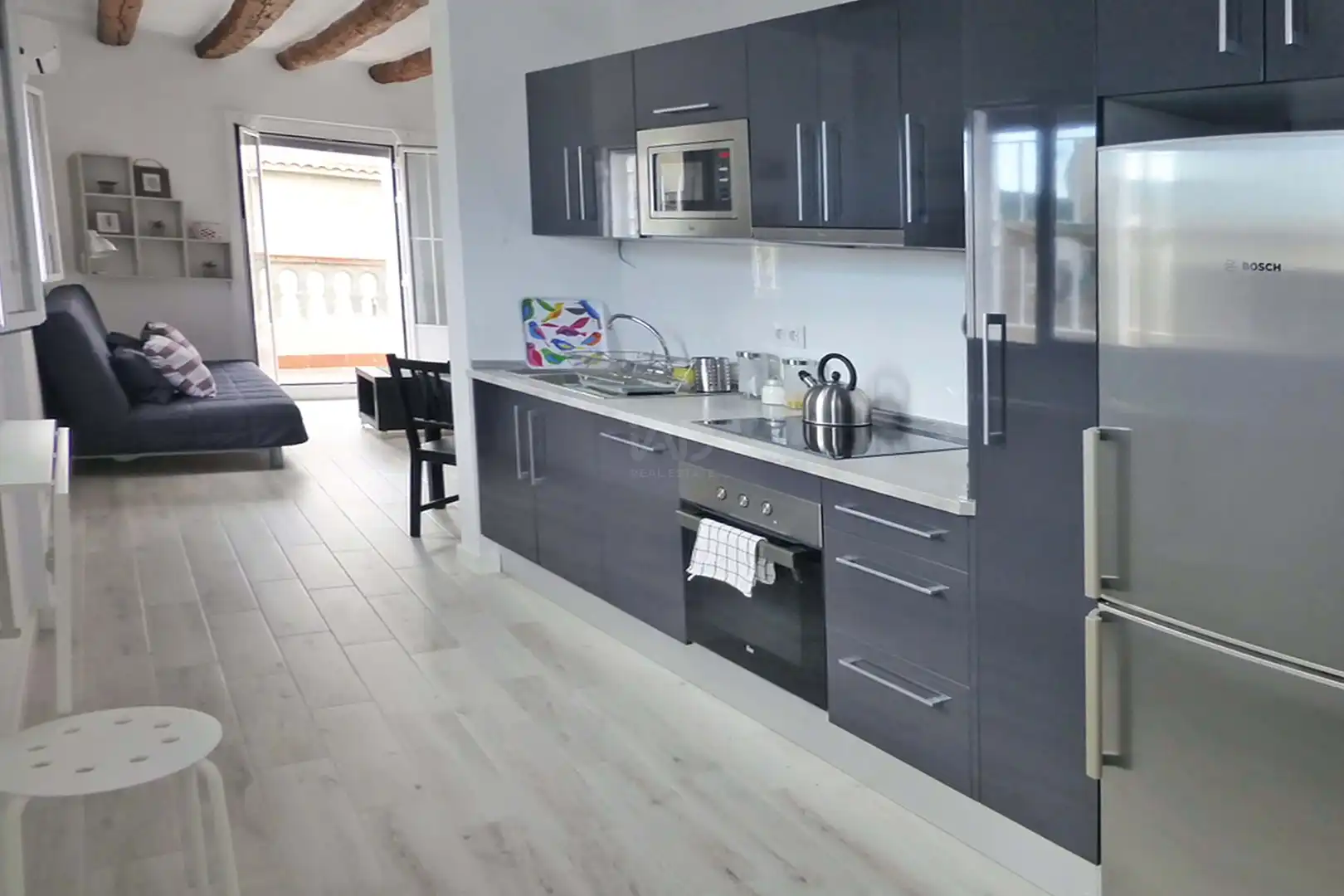 Cocina de Ático en venta en  Barcelona Capital con Aire acondicionado y Calefacción