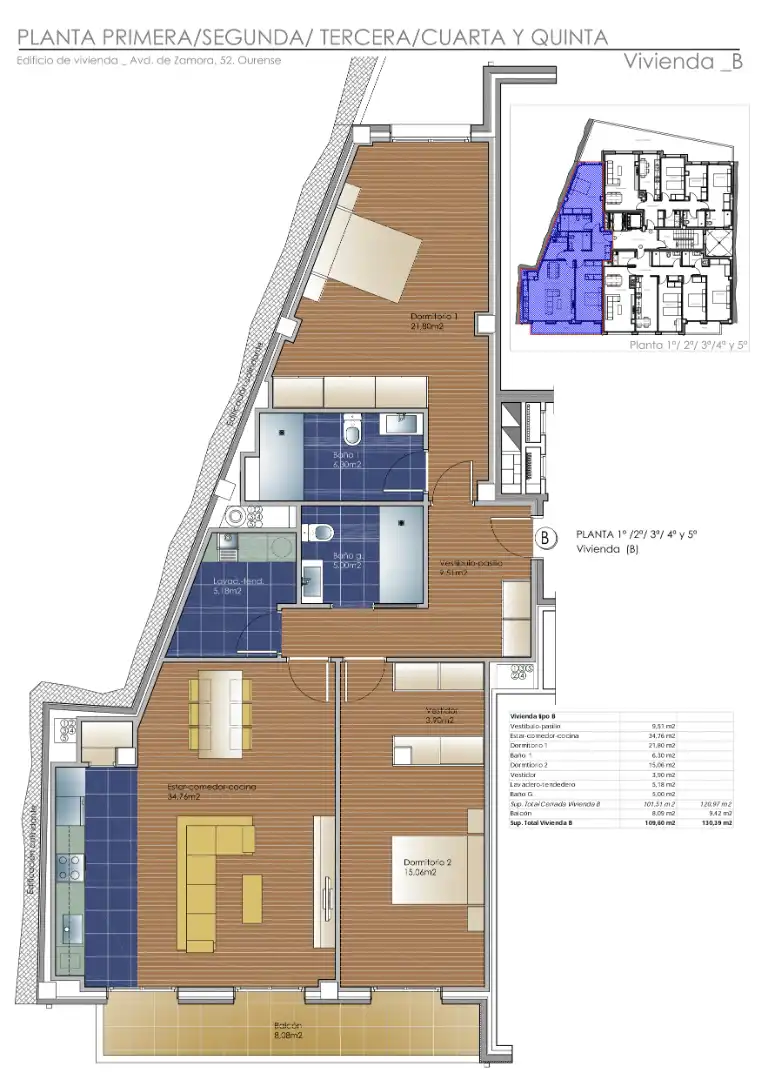 Apartamento con terraza en venta en Posío