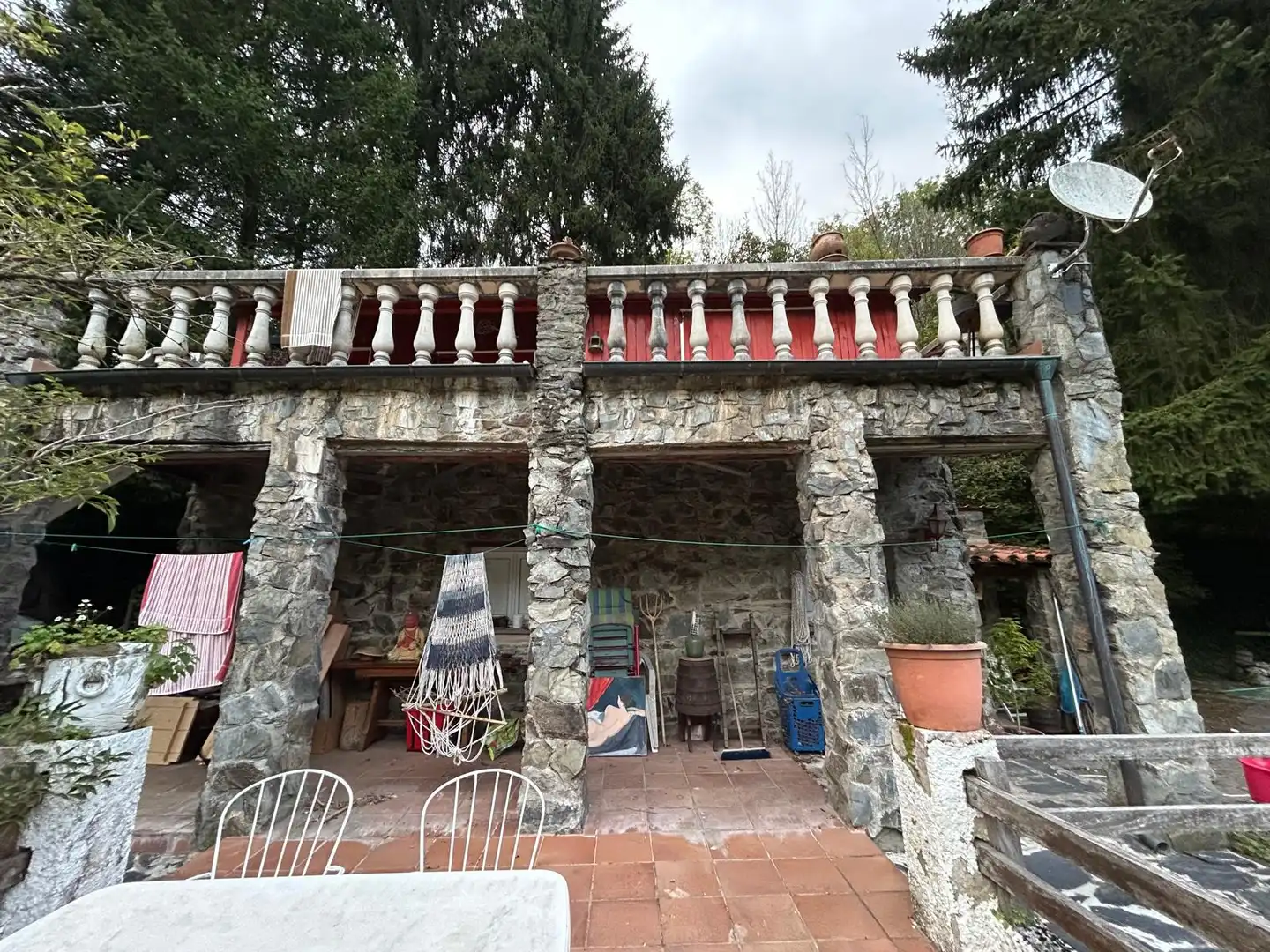 Vista exterior de Casa o xalet en venda en Molló amb Jardí privat, Terrassa i Piscina