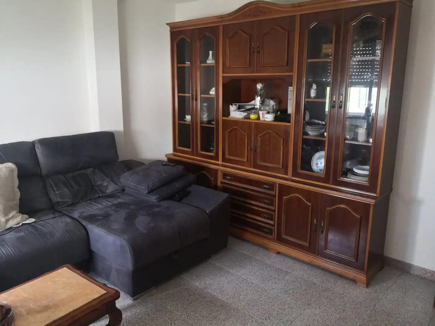 Living room of Houses for sale in Carballo  with Furnished