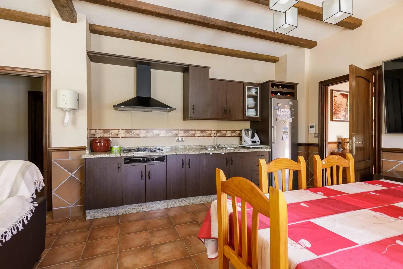 Cocina de Finca rústica en venta en Montefrío con Calefacción, Jardín privado y Terraza