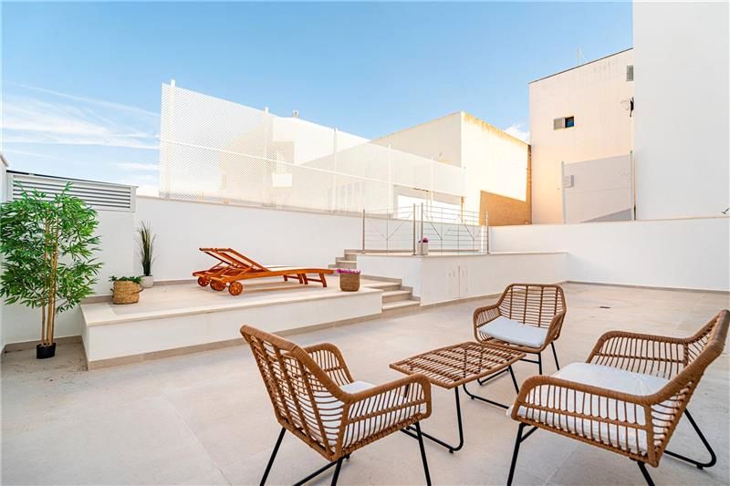 Terrassa de Planta baixa de lloguer en Ses Salines amb Aire condicionat, Terrassa i Piscina
