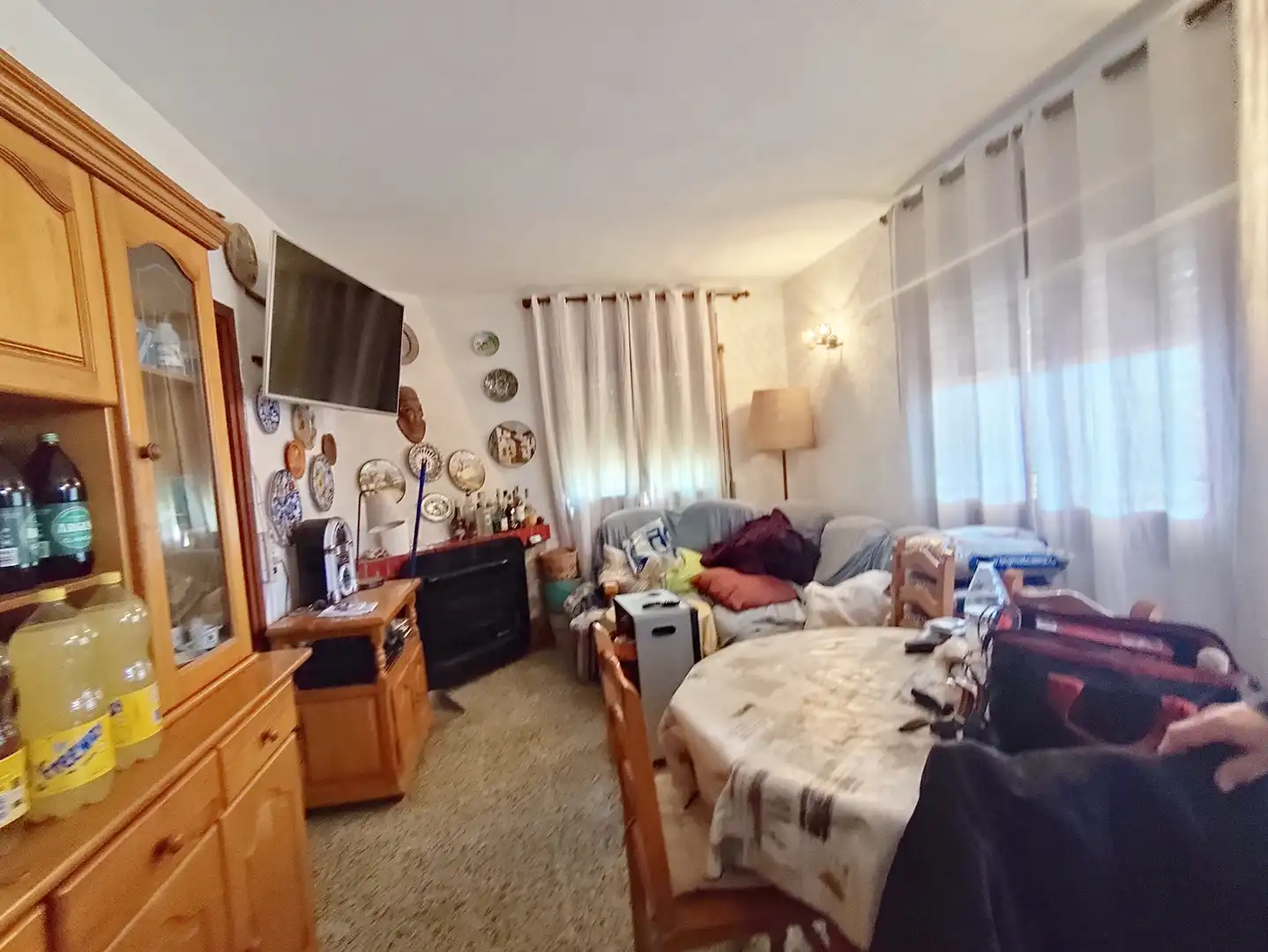 Sala de estar de Finca rústica en venta en Pontils con Terraza, Piscina y Amueblado