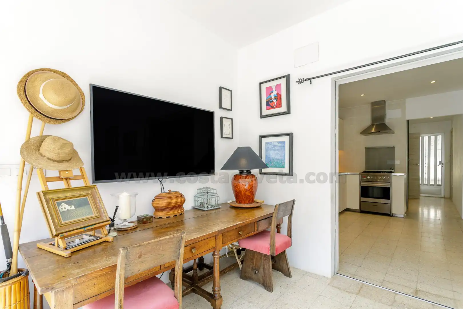 Dining room of Detached homes for sale in El Campello  with Air Conditioner, Private garden and Terrace