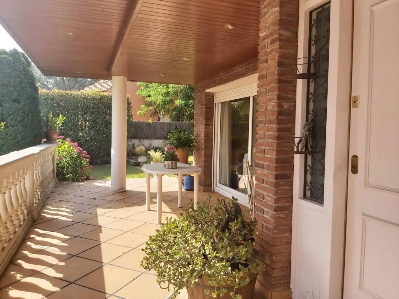 Garden of Houses for sale in Sant Cugat del Vallès  with Air Conditioner, Heating and Private garden