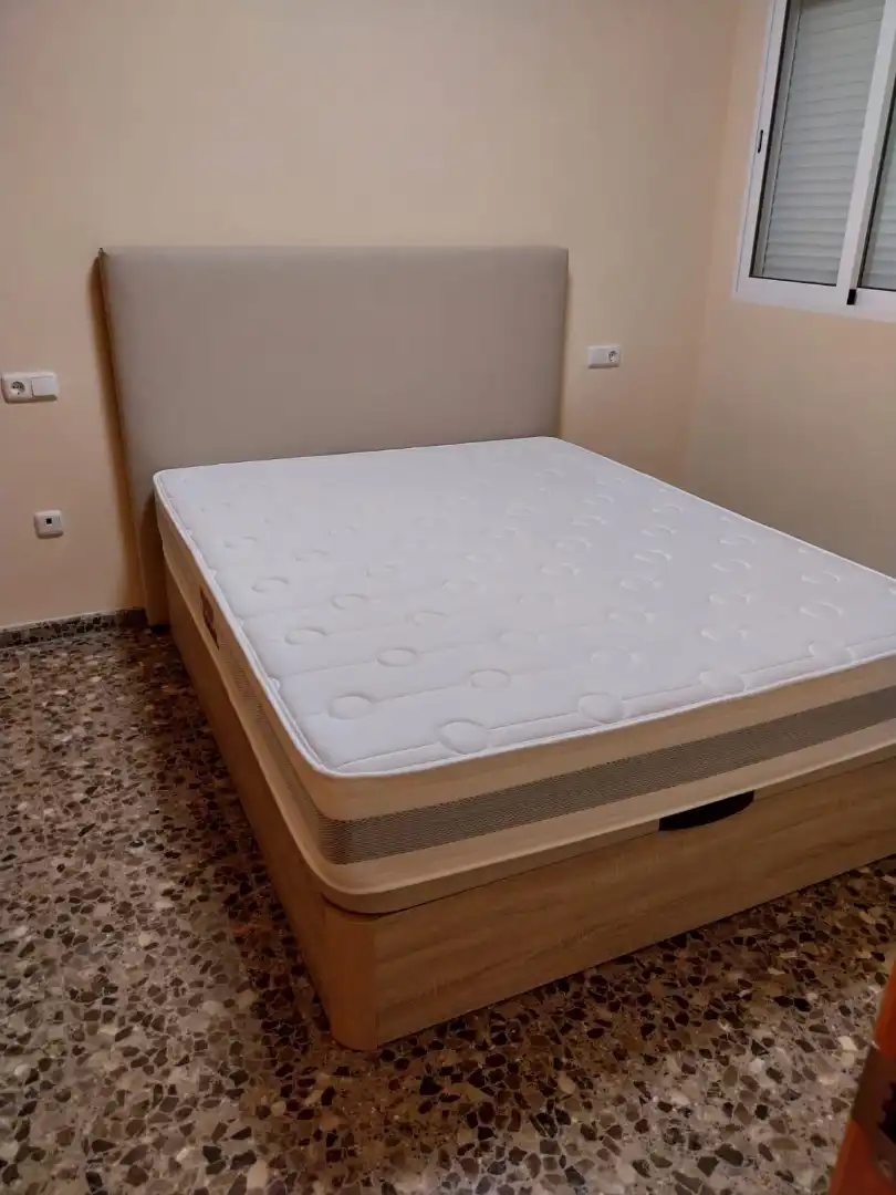 Bedroom of Flat for rent in Xàtiva  with Air Conditioner, Heating and Furnished