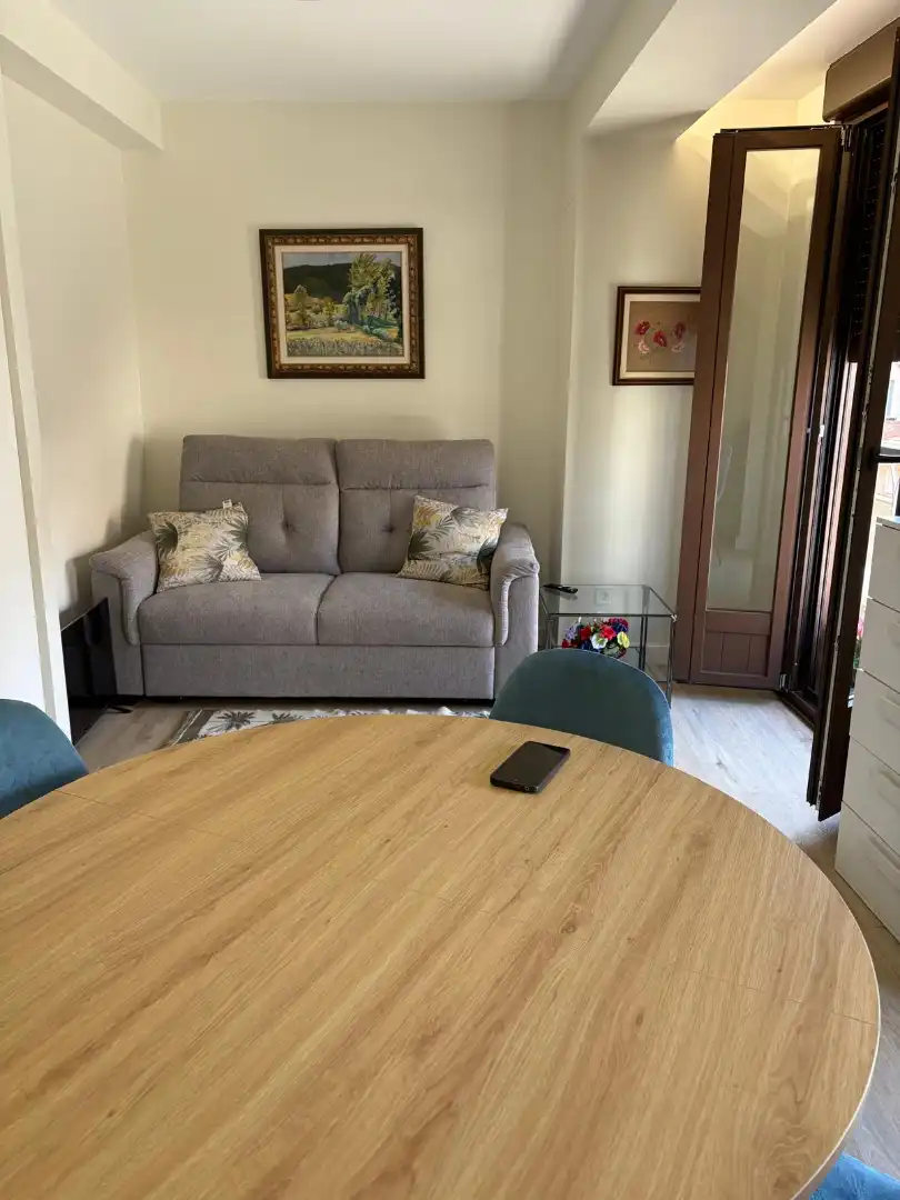 Wohnzimmer von Wohnungen zur Miete in Cangas  mit Möbliert, Ofen und Waschmaschine