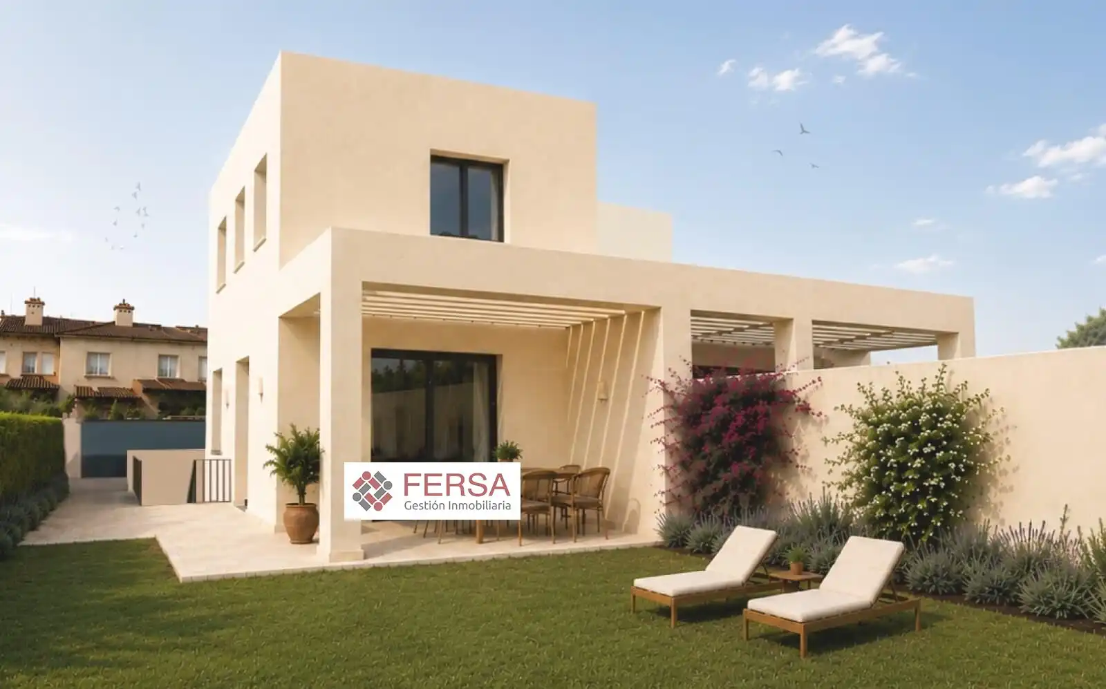 Terrassa de Casa adosada en venda en El Puerto de Santa María amb Aire condicionat, Calefacció i Jardí privat
