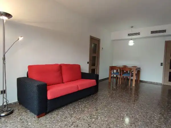 Wohnzimmer von Wohnung zur Miete in Barcelona mit Klimaanlage, Terrasse und Möbliert