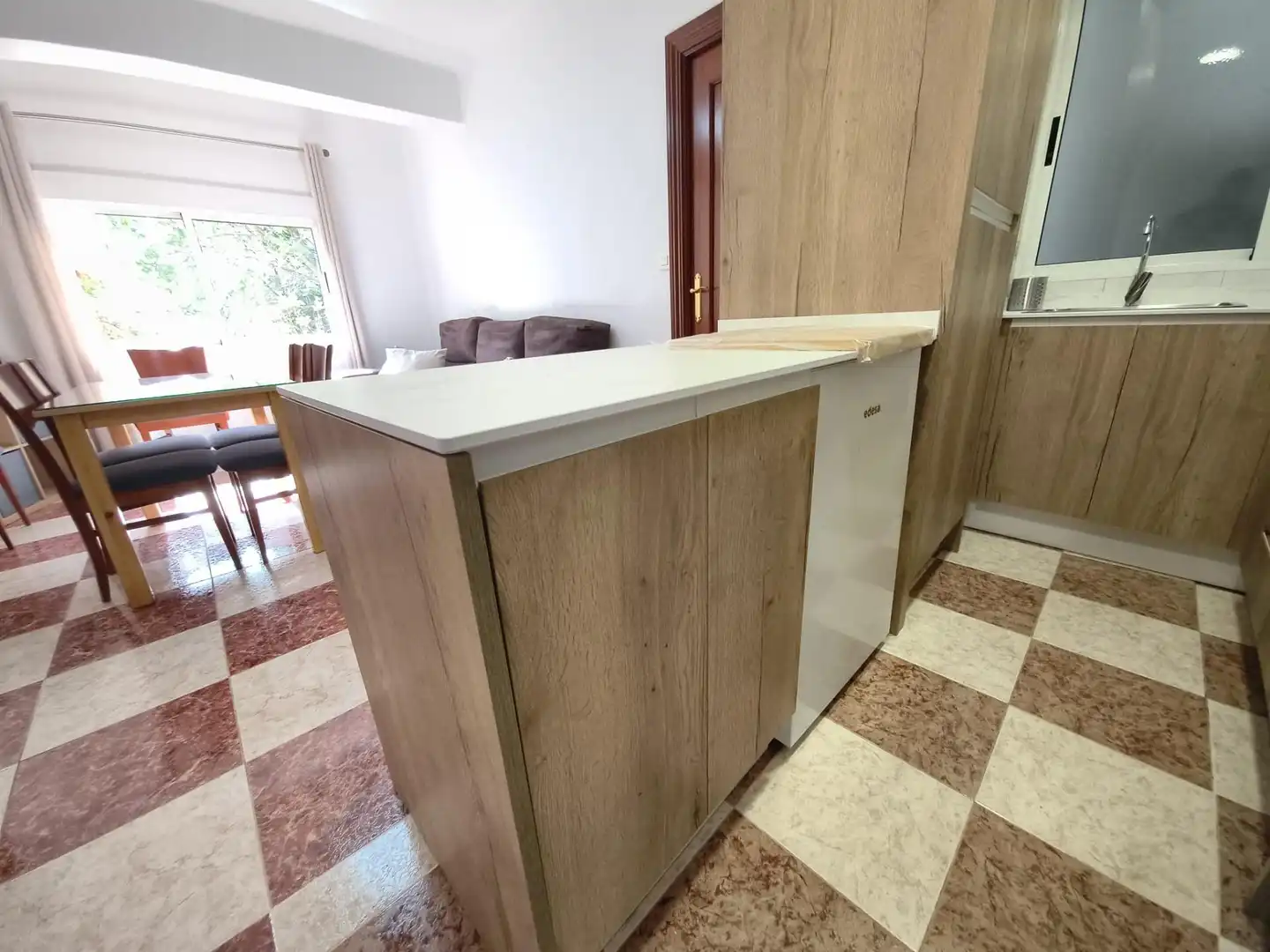 Cocina de Piso de alquiler en Granada con Terraza y Amueblado