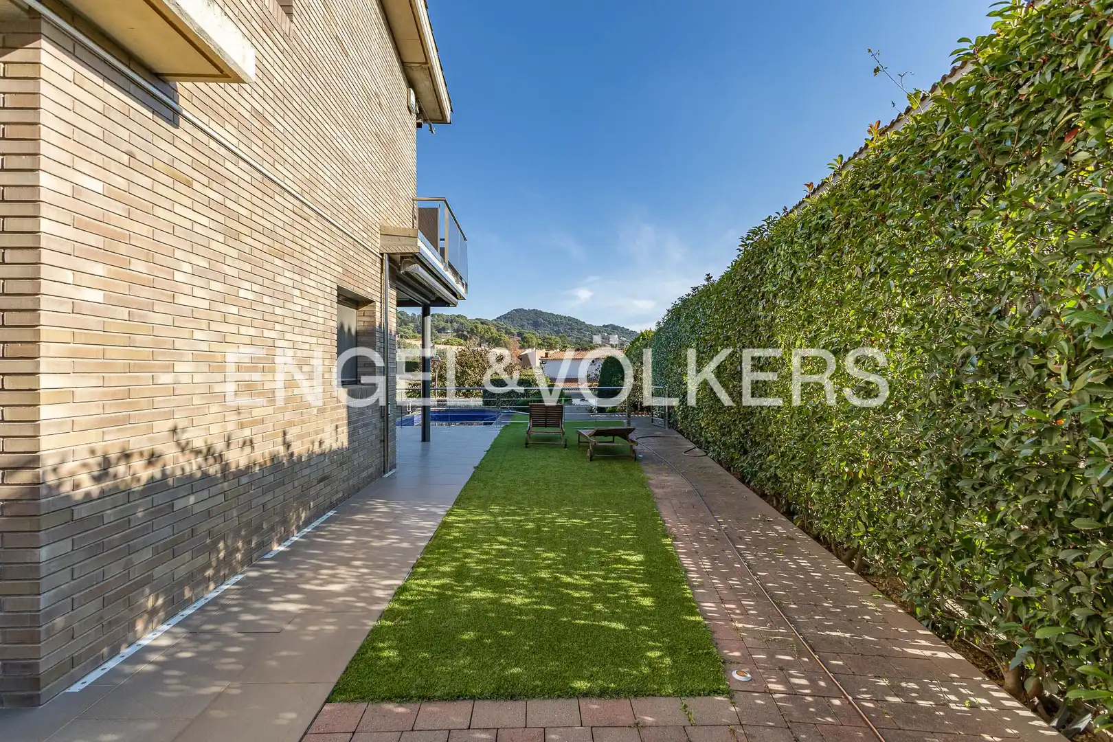 Terraza de Casa o chalet en venta en Vallromanes con Aire acondicionado, Calefacción y Jardín privado