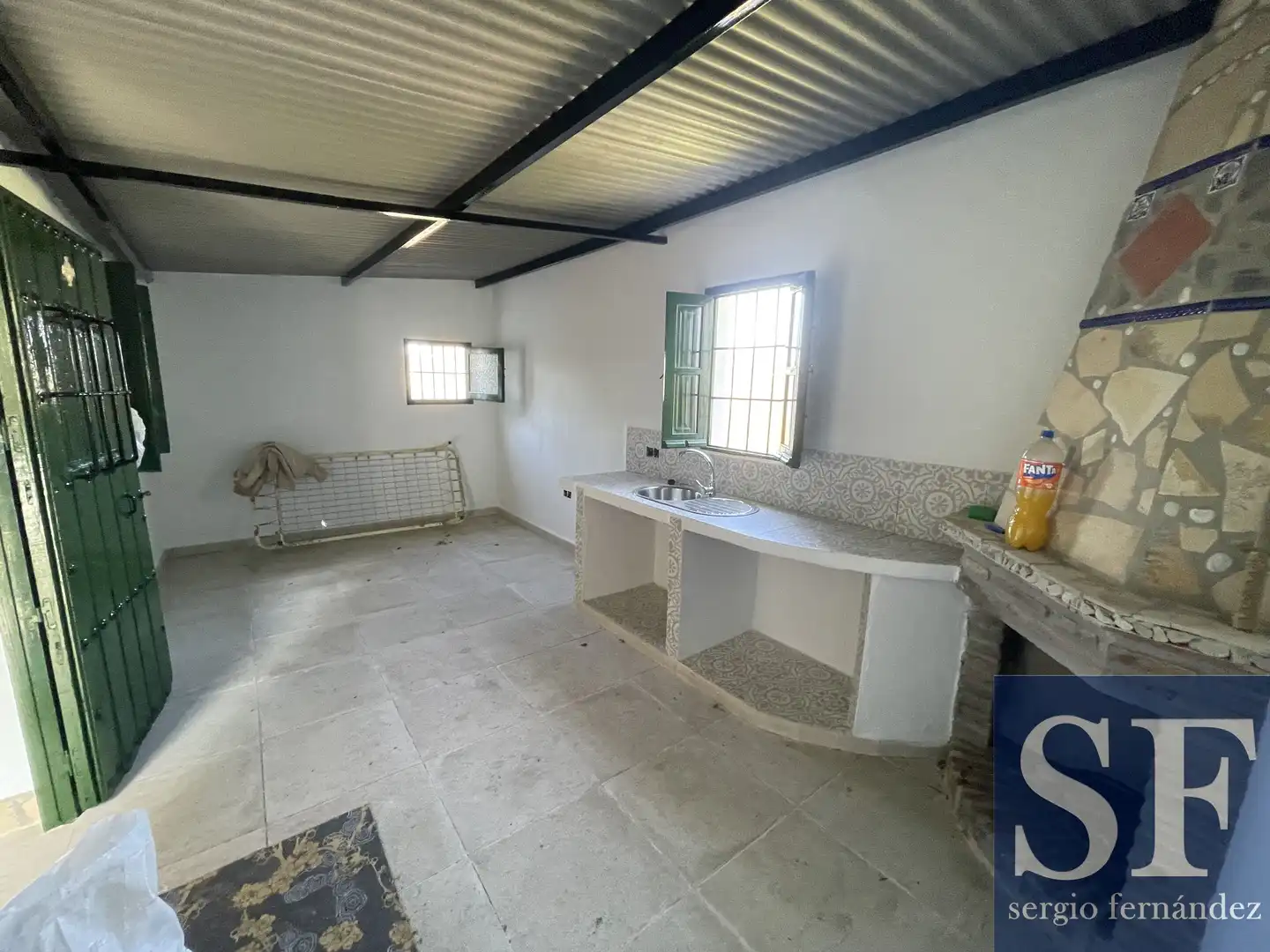 Cocina de Finca rústica en venta en Cómpeta