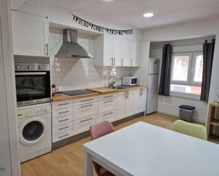 Kitchen of Flat to rent in  Valencia Capital  with Air Conditioner and Balcony