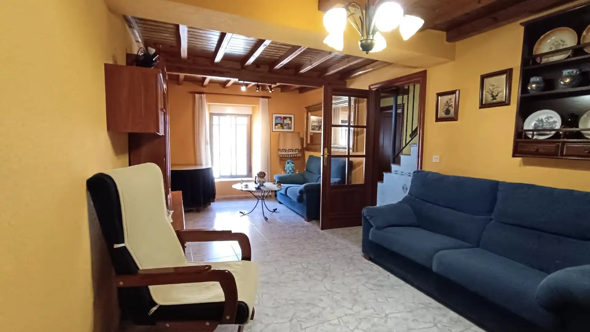 Sala de estar de Casa o chalet en venta en San Muñoz con Terraza y Trastero