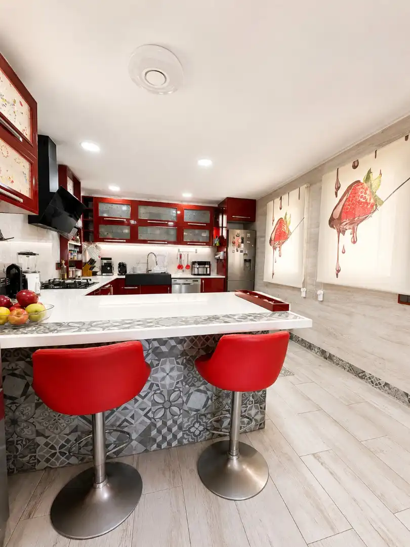 Kitchen of Flat for sale in El Prat de Llobregat  with Air Conditioner, Heating and Terrace