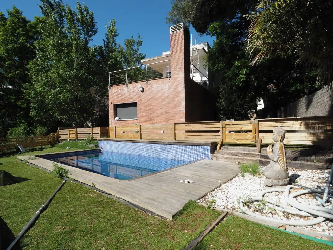 Swimming pool of Houses for sale in Sant Cugat del Vallès  with Private garden, Terrace and Swimming Pool