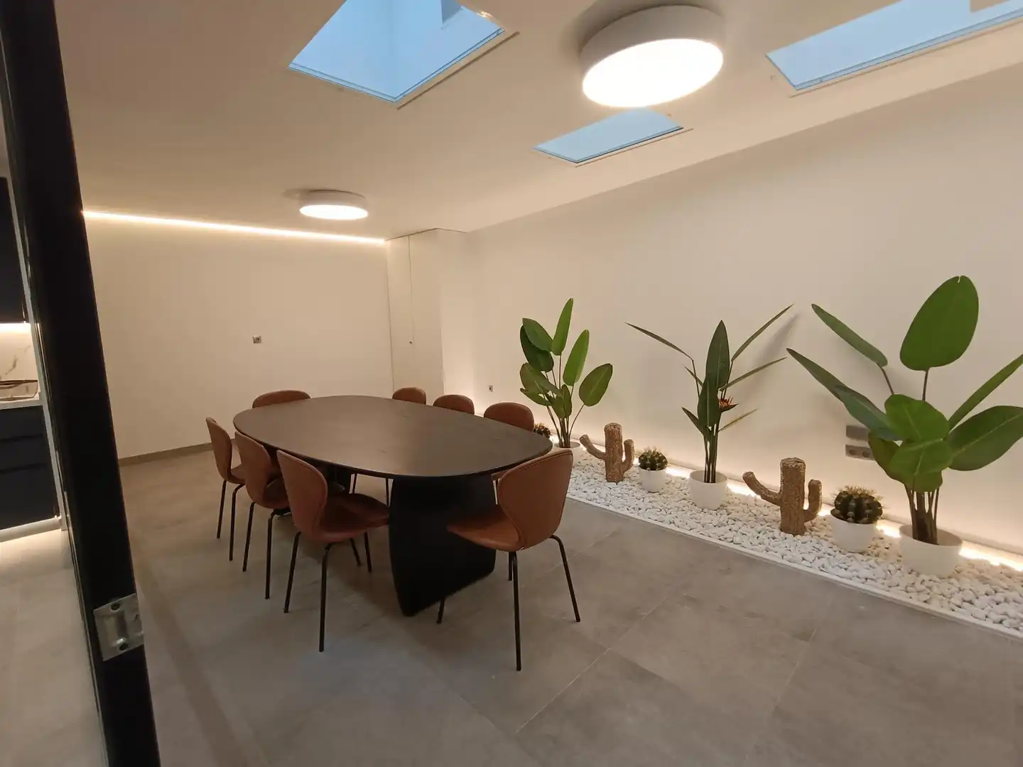 Esszimmer von Wohnung zur Miete in Castellón de la Plana / Castelló de la Plana mit Klimaanlage und Heizung
