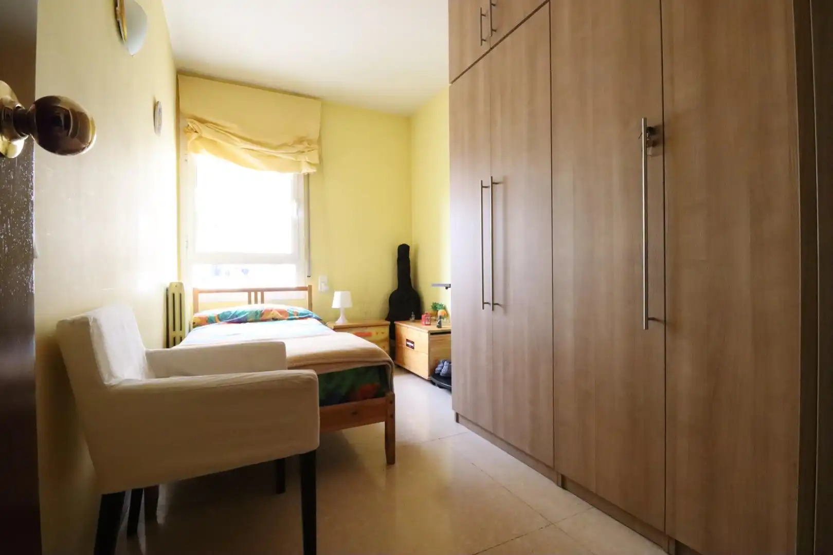 Schlafzimmer von Wohnung zum Verkauf in Sabadell mit Klimaanlage, Heizung und Terrasse