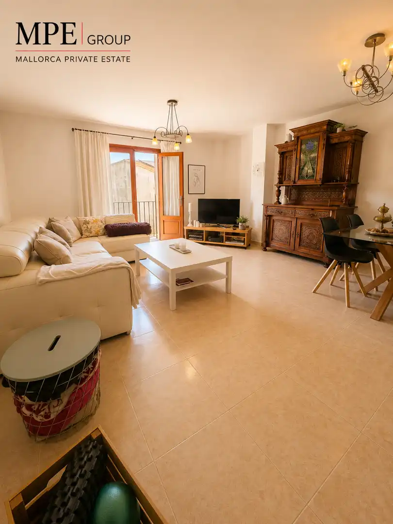 Sala de estar de Apartamento en venta en Campanet con Aire acondicionado, Calefacción y Terraza