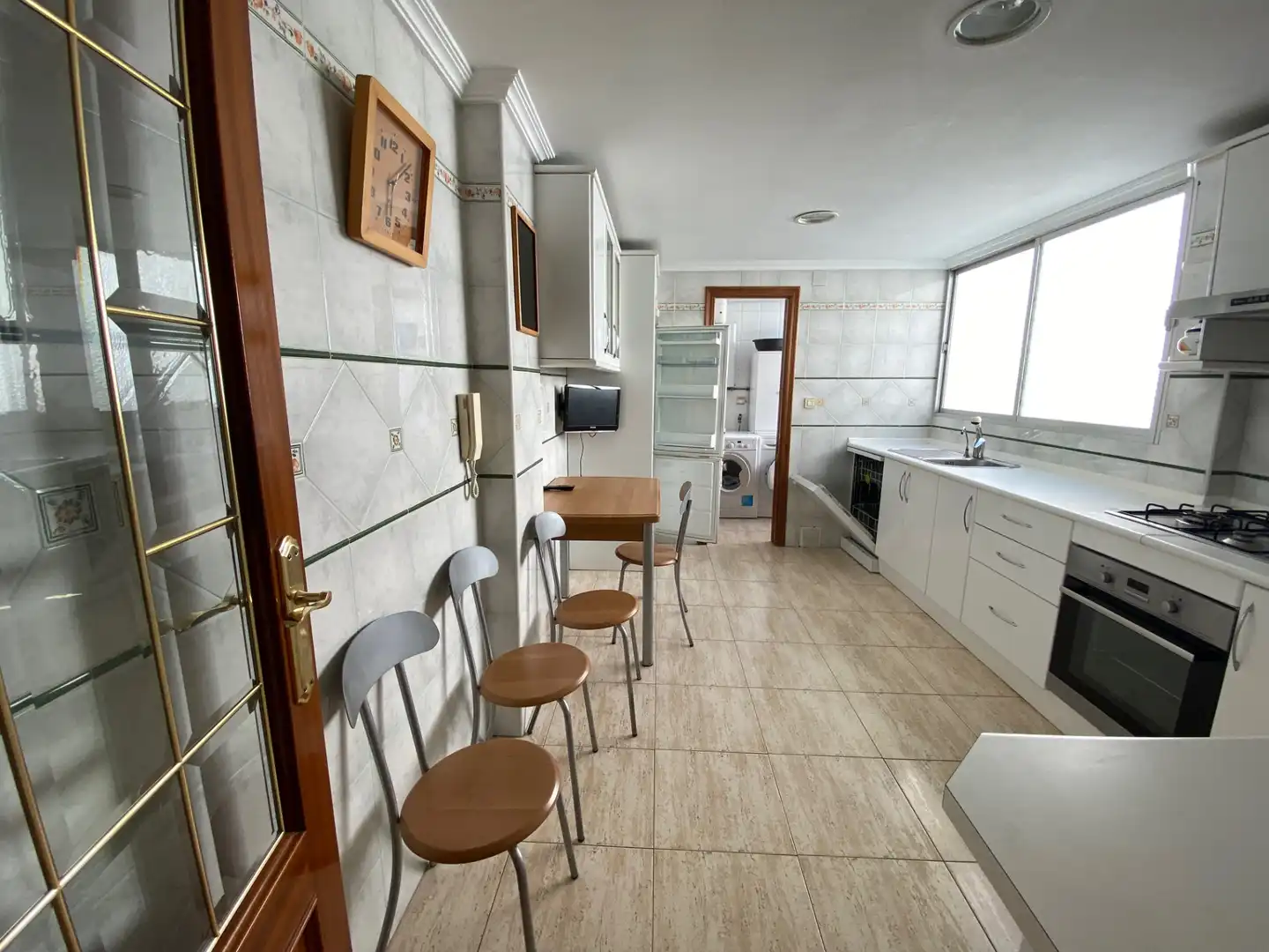 Cocina de Piso de alquiler en Elche / Elx con Aire acondicionado, Amueblado y Horno