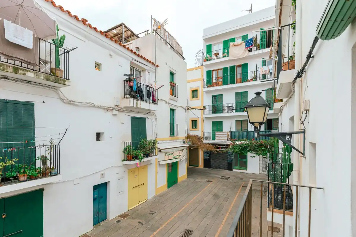 Vista exterior de Piso en venta en Eivissa con Calefacción y Amueblado