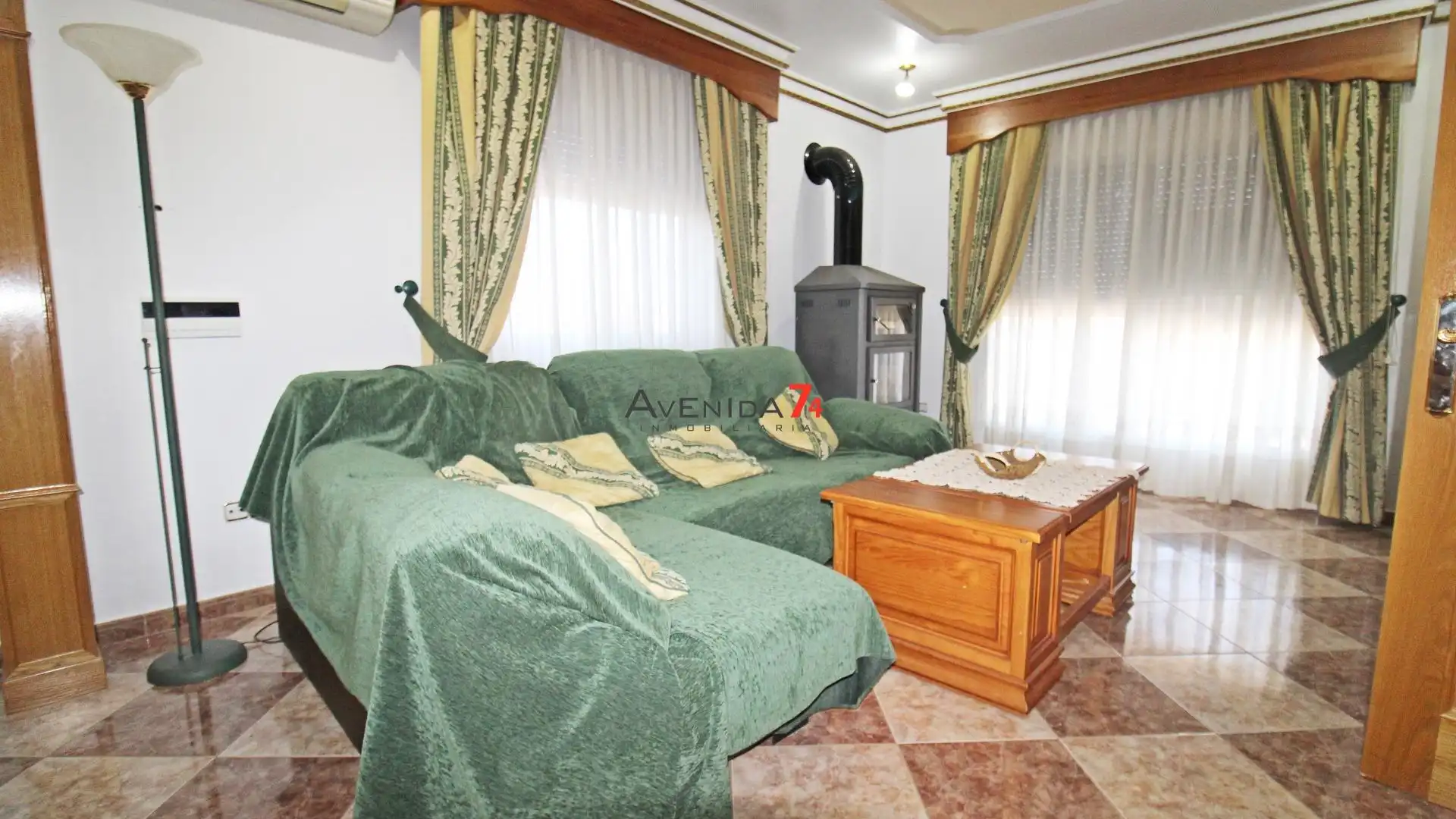 Living room of Houses for sale in Lorca  with Air Conditioner, Private garden and Terrace