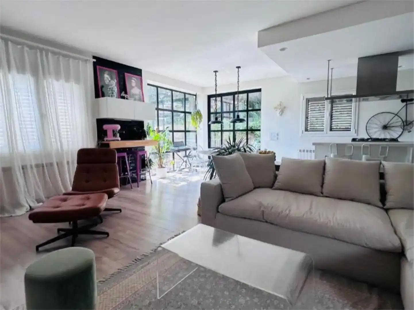 Living room of Houses for sale in Argentona  with Air Conditioner and Balcony