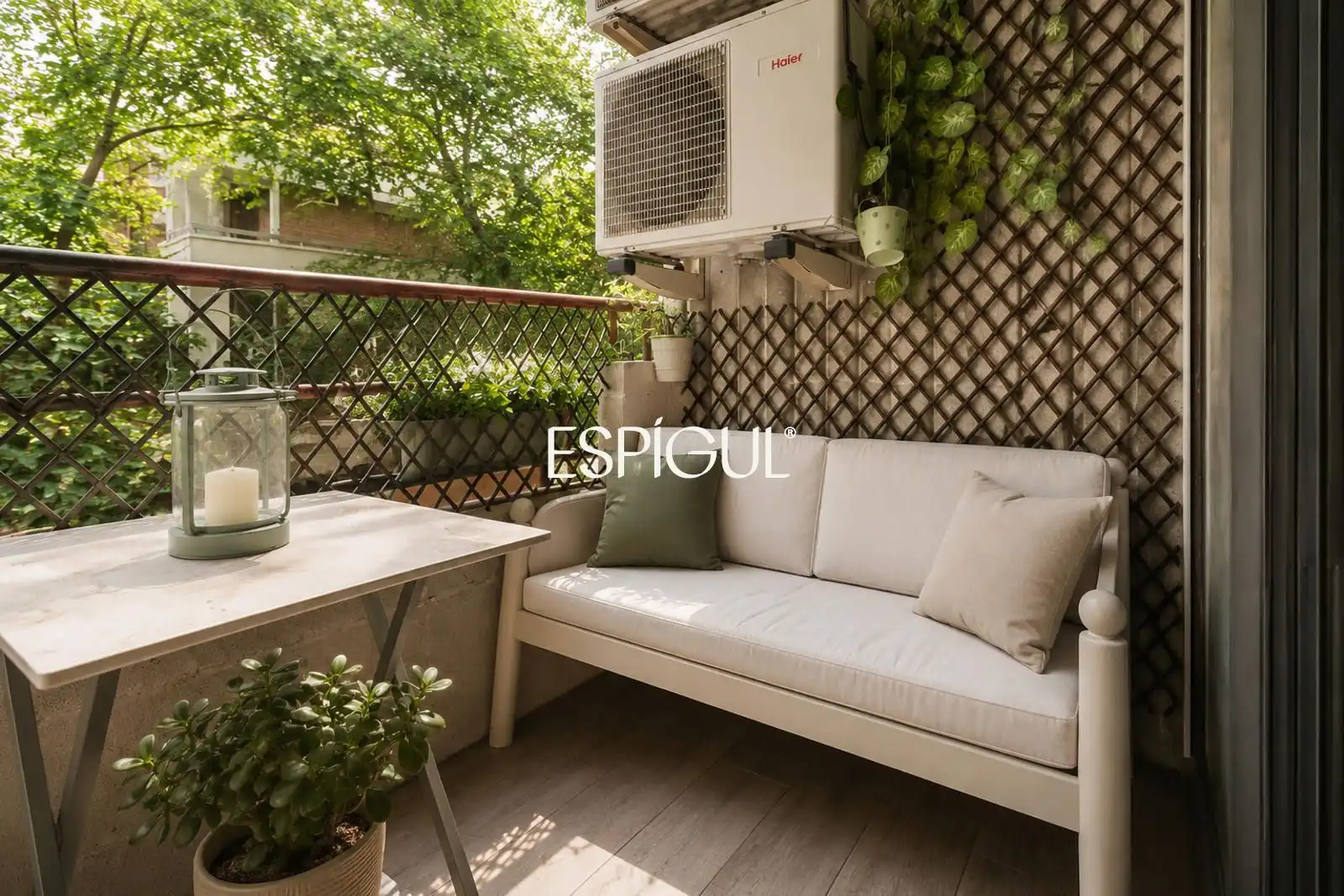 Terrasse von Wohnung zum Verkauf in Barcelona mit Klimaanlage, Heizung und Parkett